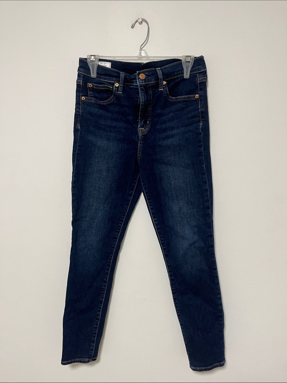 GAP Dark Indigo True Skinny High Rise Jean